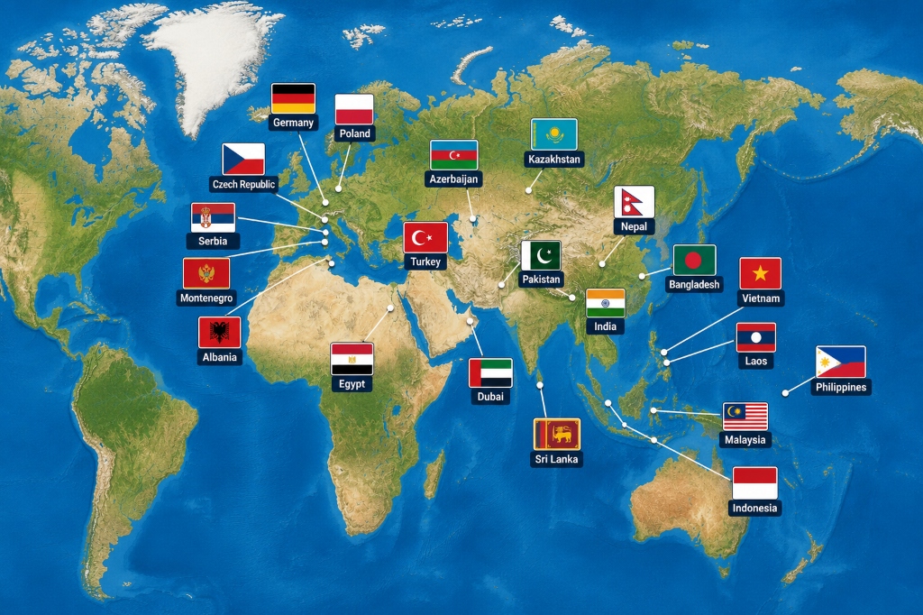 Our Global Network Map